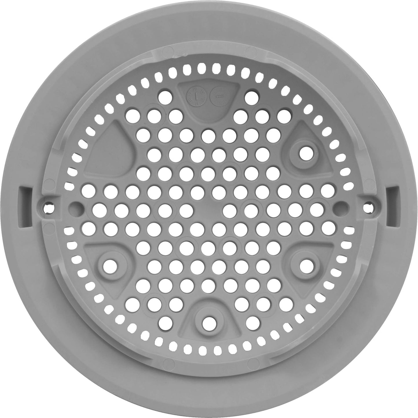 Tapa de salida de succión, color gris