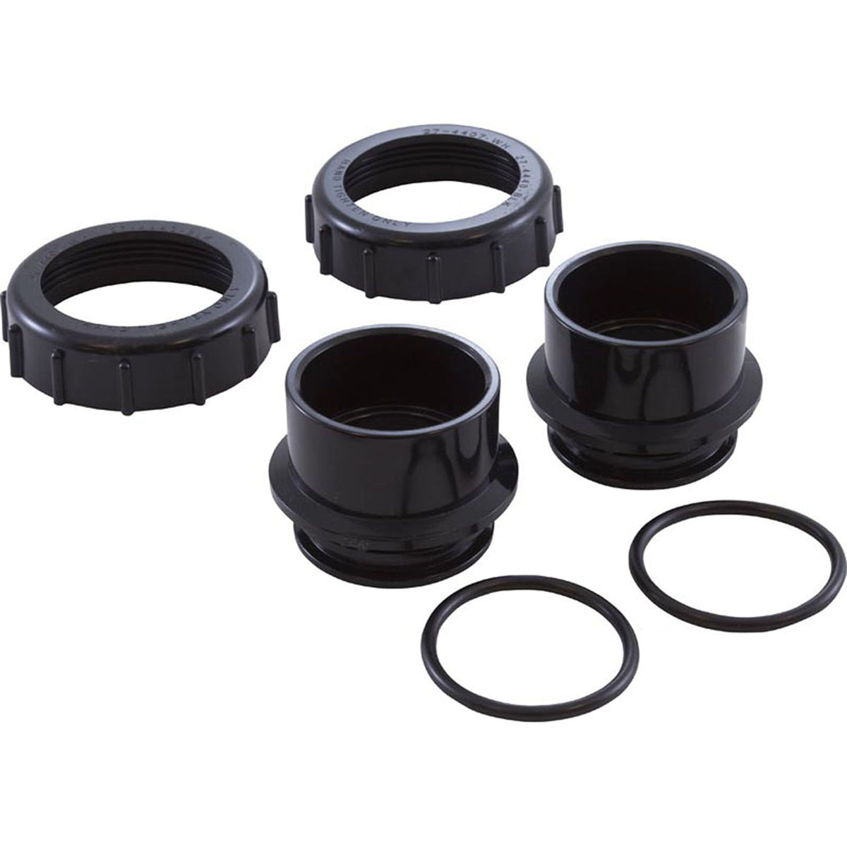 Pentair 270100Z 2 in. x 2-1/2 in. Bulkhead Union Adapter Kit, Clean & Clear Plus / FNS Plus / Quad DE