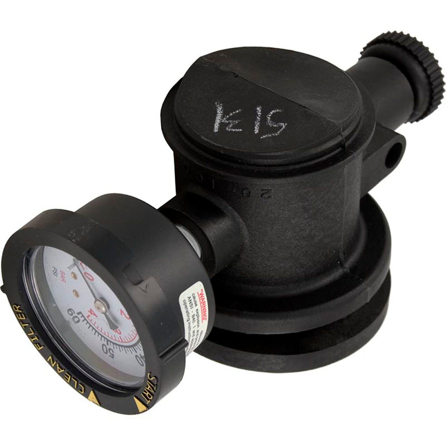 Vanne d'air manuelle, Pentair PacFab Purex, avec pince