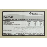 Tank Lid, Pentair American Products Warrior 44/88, Almond