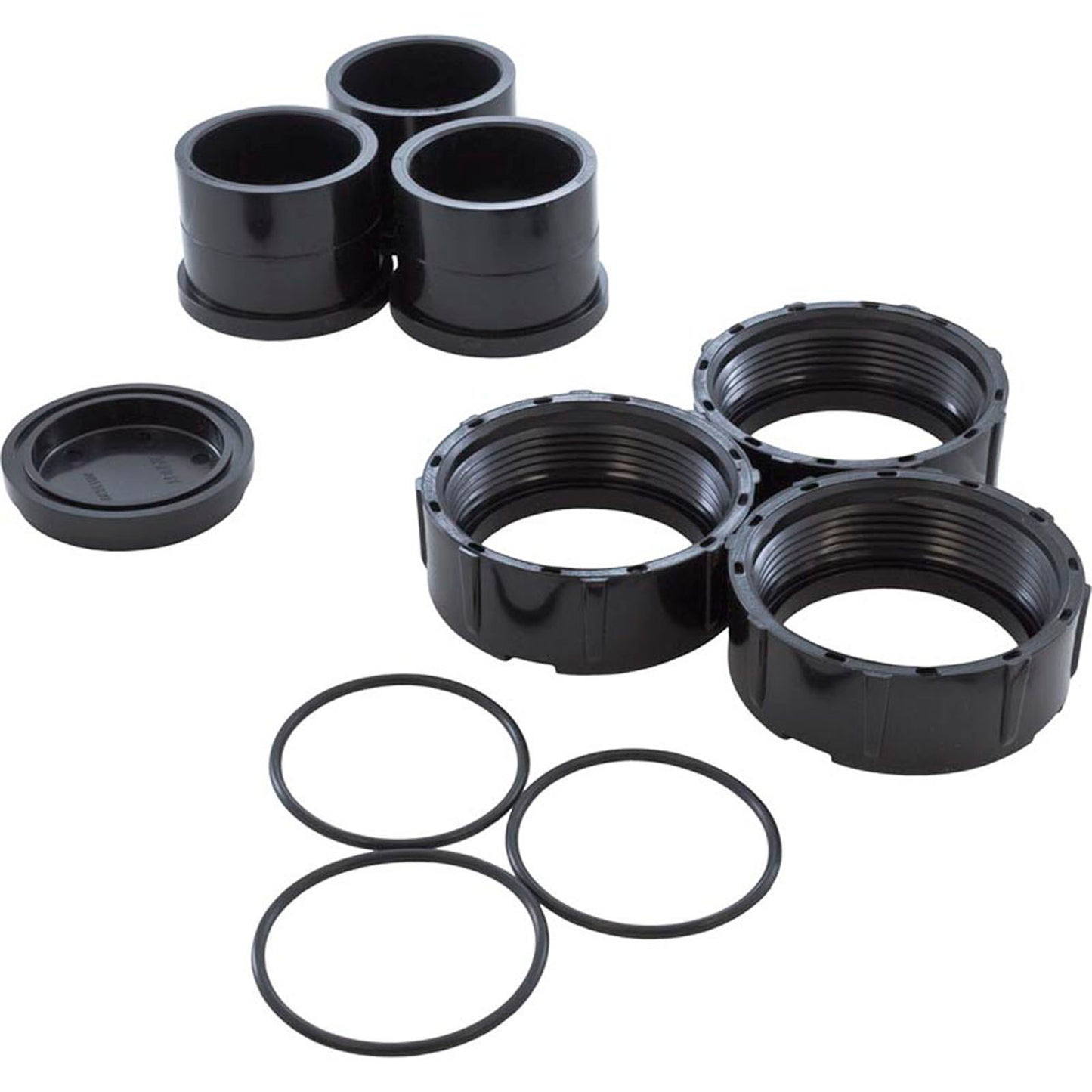 Adapter Unions, Zodiac Jandy CL/CV/CJ/CS/DEV, 2"s, w/cap, qty 3