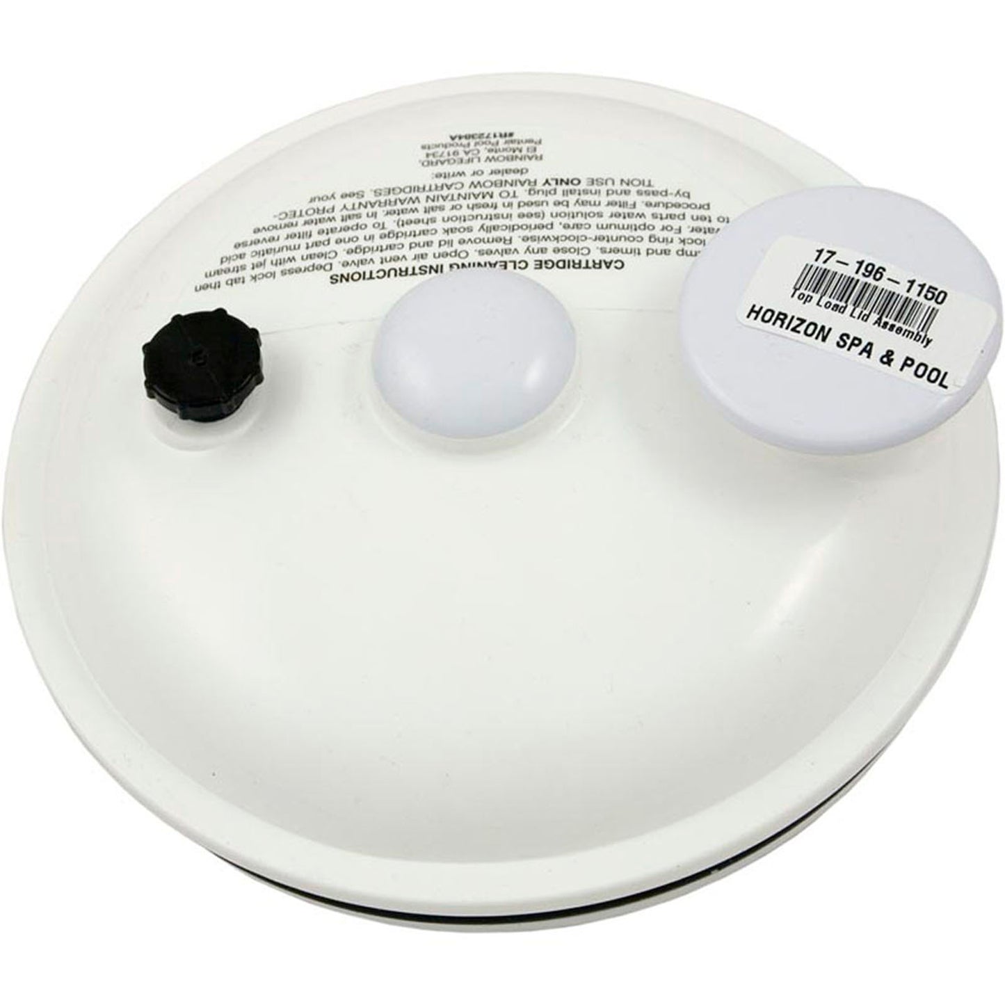 Tank Lid, Pentair Rainbow RTL