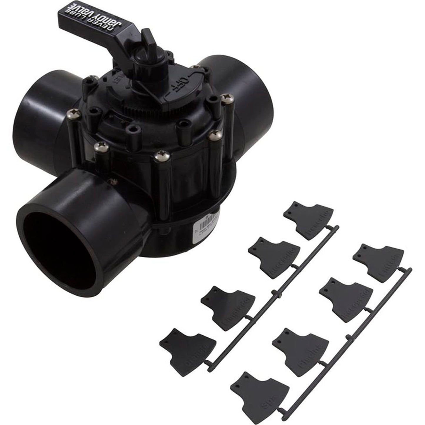 Diverter Valve, Jandy Neverlube, 3 Port, 2-1/2"s x 3"spg