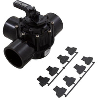 Diverter Valve, Jandy Neverlube, 3 Port, 2-1/2"s x 3"spg