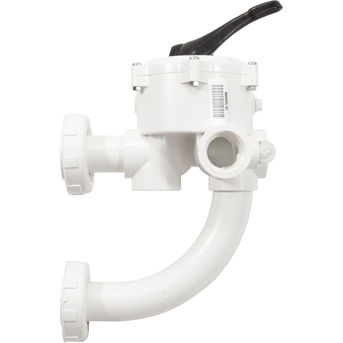 Pentair Multiport DE Valve, Side Mount, 1-1/2", w/Plumbing, Threaded, 261177
