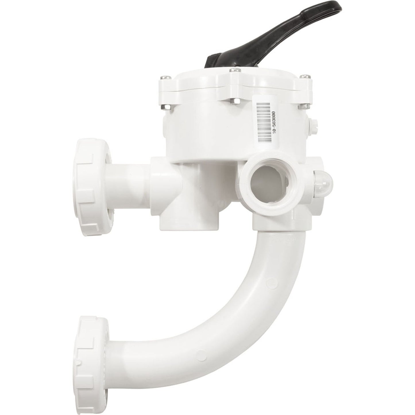 Pentair Multiport DE Valve, Side Mount, 1-1/2", w/Plumbing, Threaded, 261177