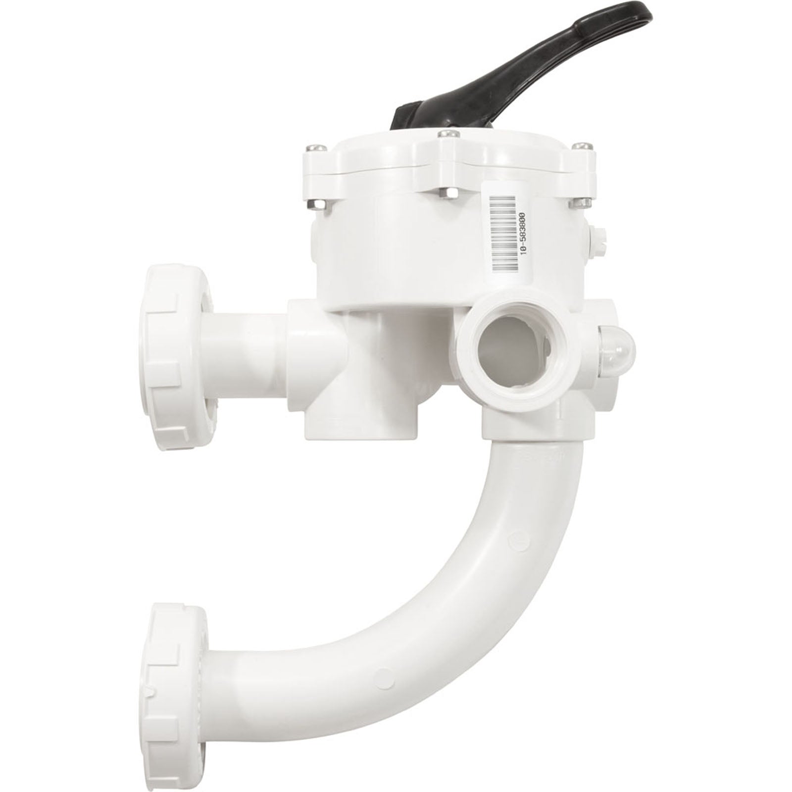 Pentair Multiport DE Valve, Side Mount, 1-1/2", w/Plumbing, Threaded, 261177