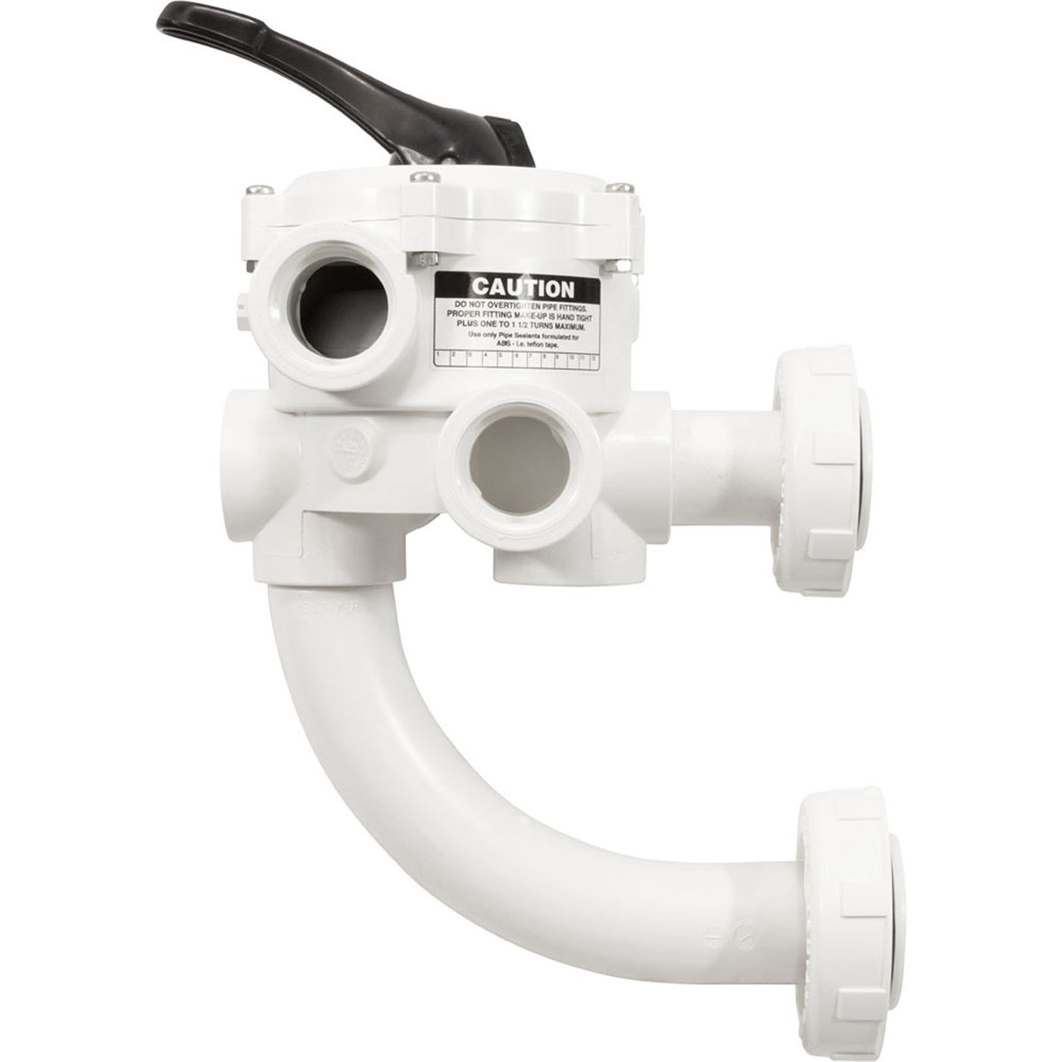 Pentair Multiport DE Valve, Side Mount, 1-1/2", w/Plumbing, Threaded, 261177