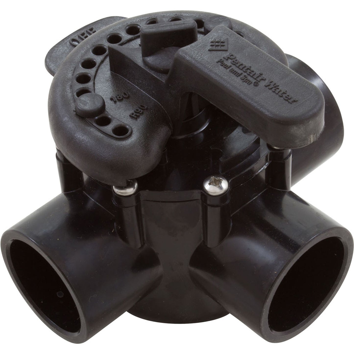 Diverter Valve, Pentair, 1-1/2"s/2"spg, 3-Way, CPVC