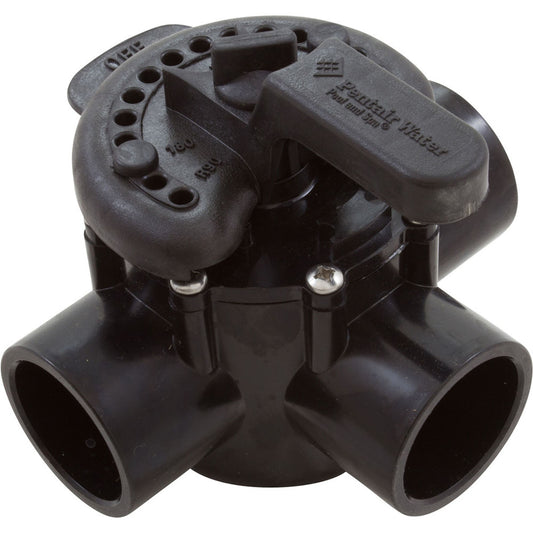 Diverter Valve, Pentair, 1-1/2"s/2"spg, 3-Way, CPVC
