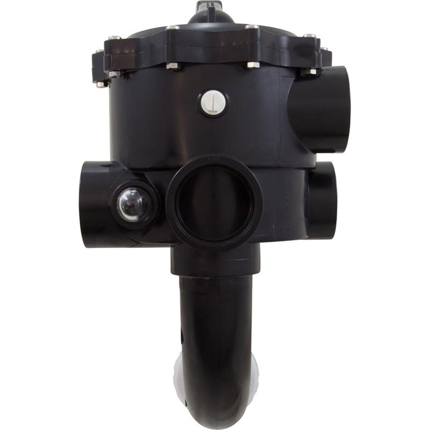 Multiport Valve, Pent DE Filter, 2" ABS, w/Unions, 6 Pos