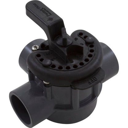 Diverter Valve, Pentair, 2" Spigot x 1-1/2" Slip, 3 Way
