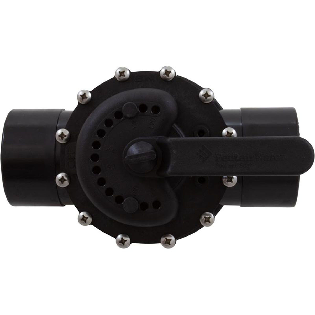 Diverter Valve, Pentair, 2-1/2" Slip x 3" Spigot, 2 Way, CPVC
