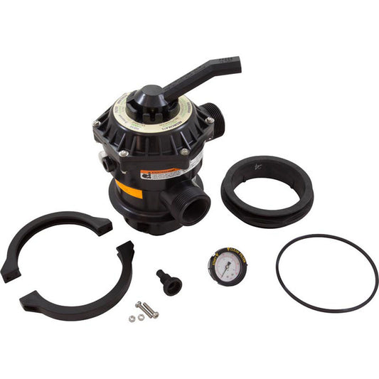 Multiport Valve, Pentair Tagelus TM 12-B, 1-1/2"bt, 6 Pos