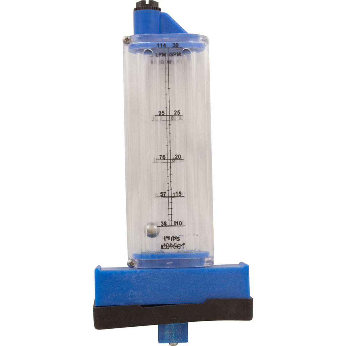Flowmeter, Rola-Chem Top Mount, 1" PVC, 10-30 GPM