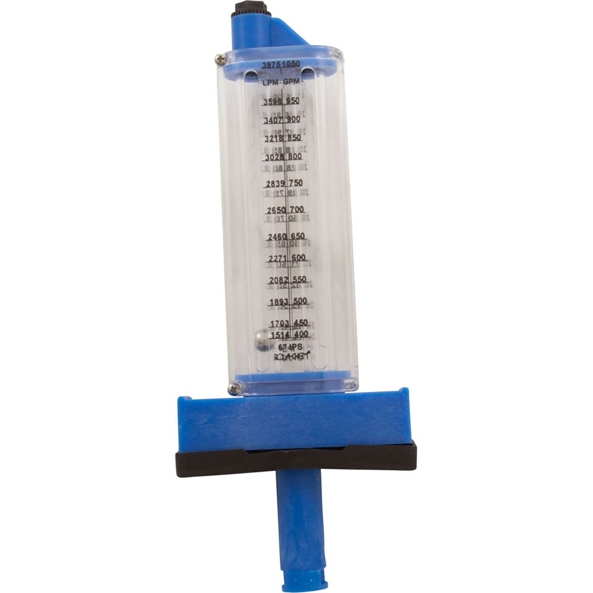 Flowmeter, Rola-Chem Top Mount, 6" PVC, 400-1050 GPM