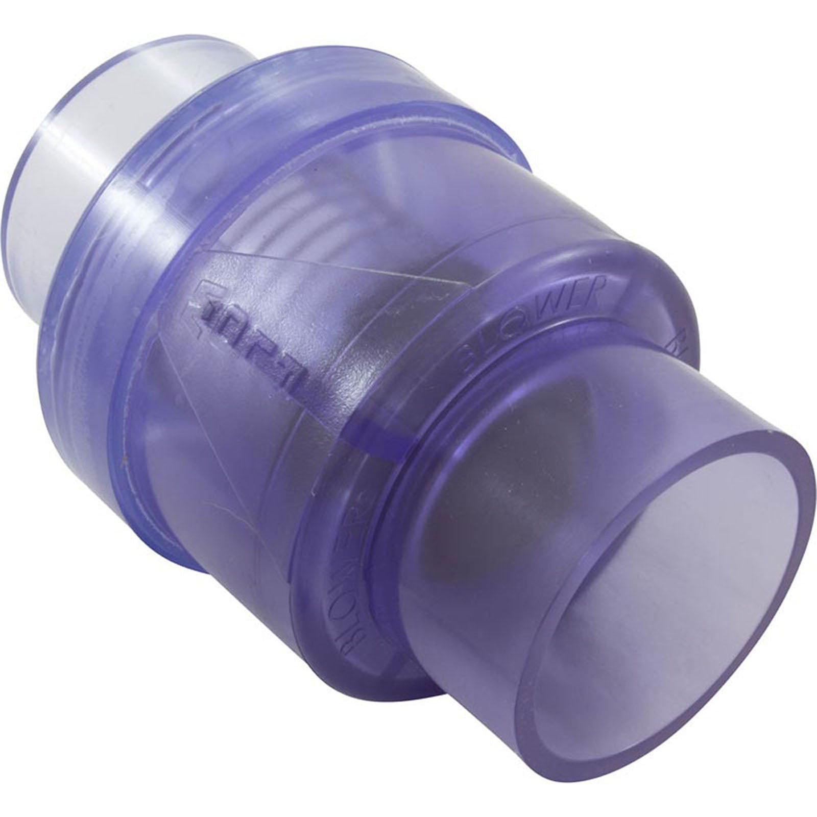 Check Valve, WW, 2" Spigot x 2" Spigot, 1/4 lb, Spring, Air