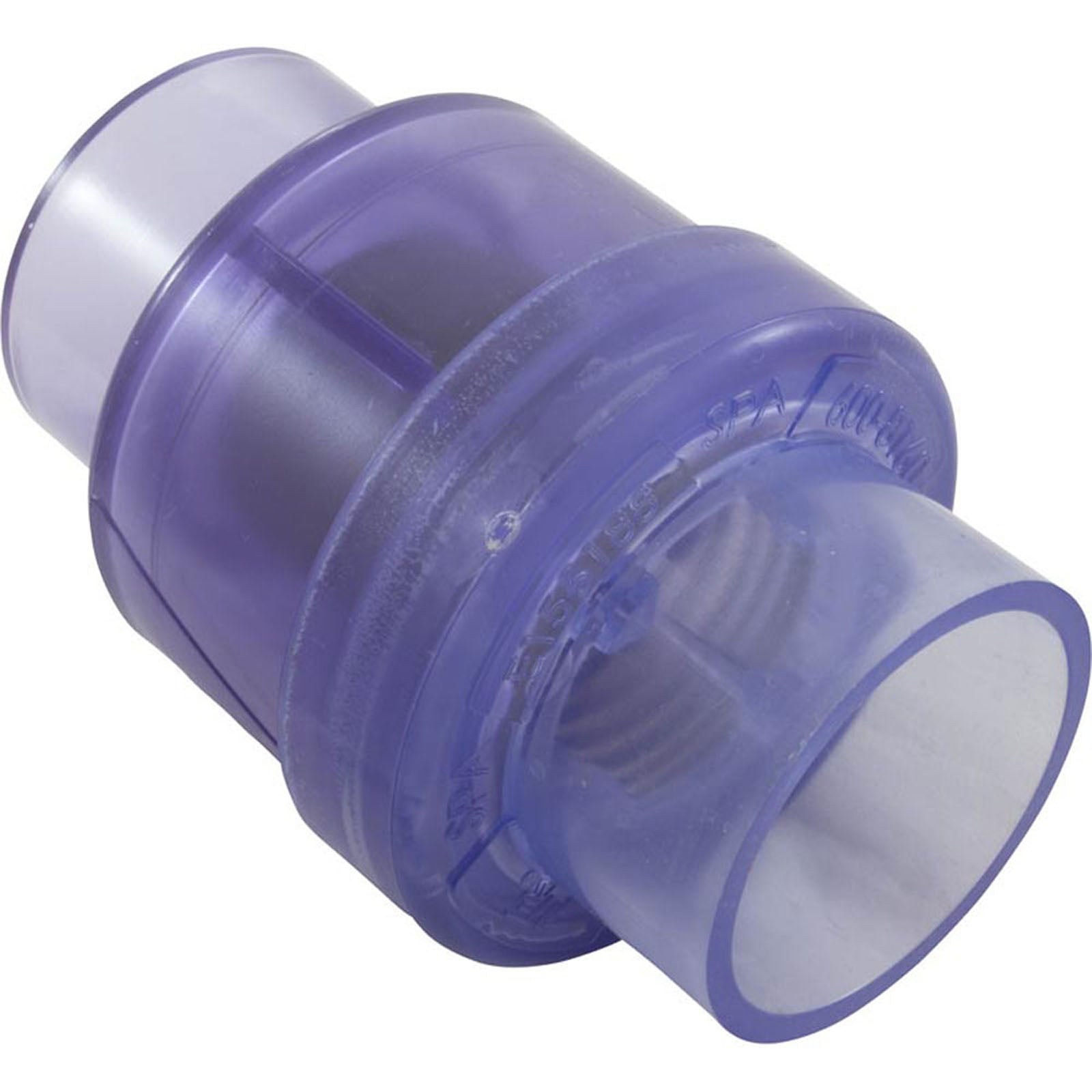 Check Valve, WW, 2" Spigot x 2" Spigot, 1/4 lb, Spring, Air
