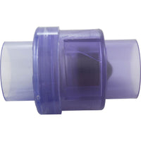 Check Valve, WW, 2" Spigot x 2" Spigot, 1/4 lb, Spring, Air