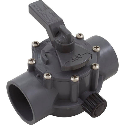 Diverter Valve, Jandy/Zod, 2"s/2-1/2"spg Pos Seal, 2 Way, Gray