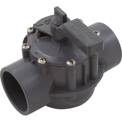 Diverter Valve, Jandy/Zod, 2"s/2-1/2"spg Pos Seal, 2 Way, Gray