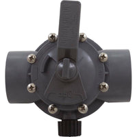 Diverter Valve, Jandy/Zod, 2"s/2-1/2"spg Pos Seal, 2 Way, Gray