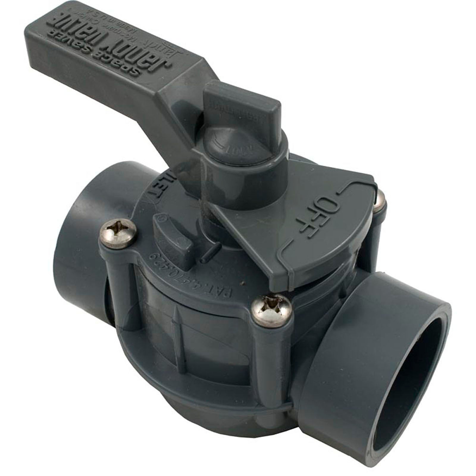 Diverter Valve, Jandy/Zod, 1-1/2"s/2"spg Pos Seal, 2 Port, Spc Saver