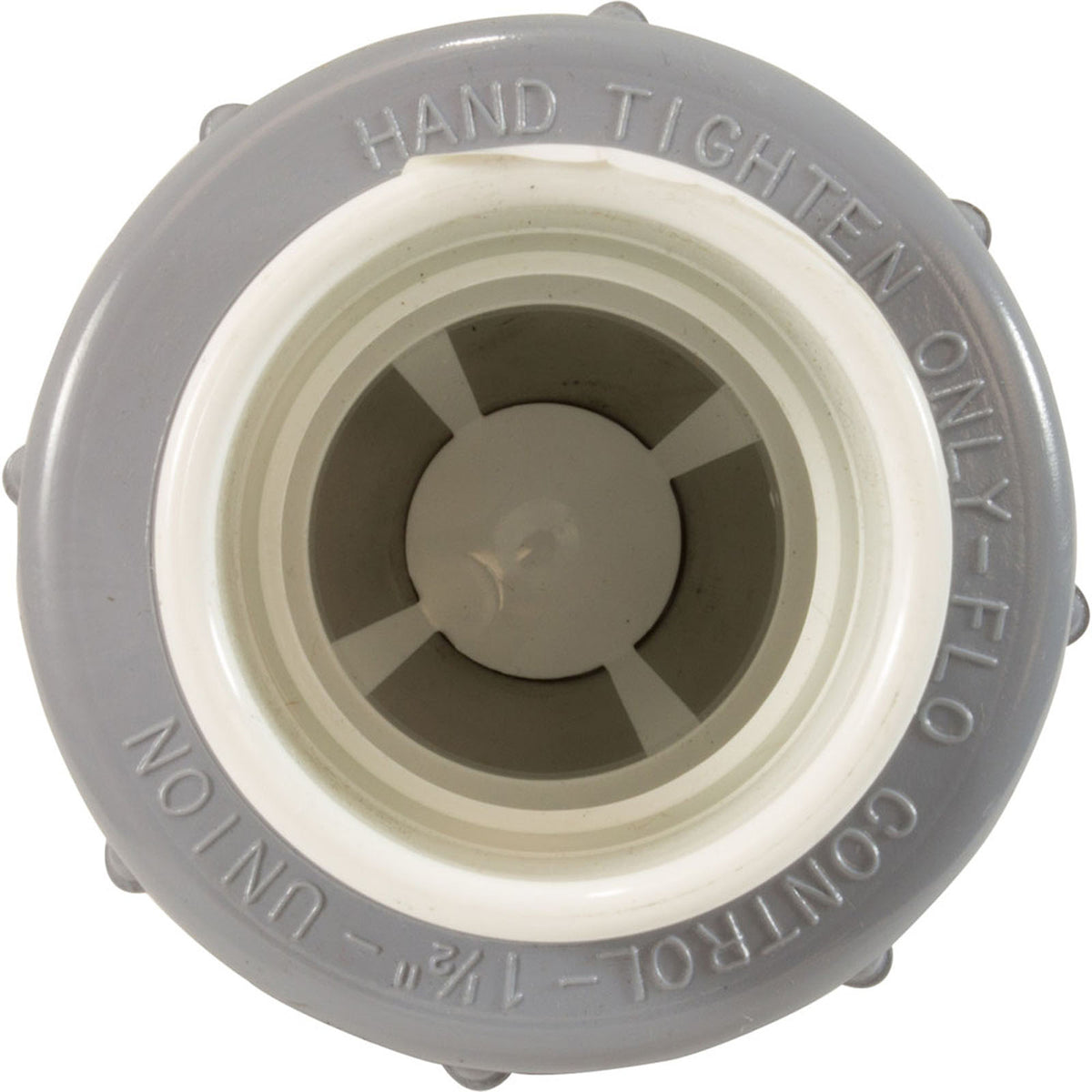 Check Valve, Flo Control, Spring, 1-1/2"s, 1/2lb, True Union, Wht