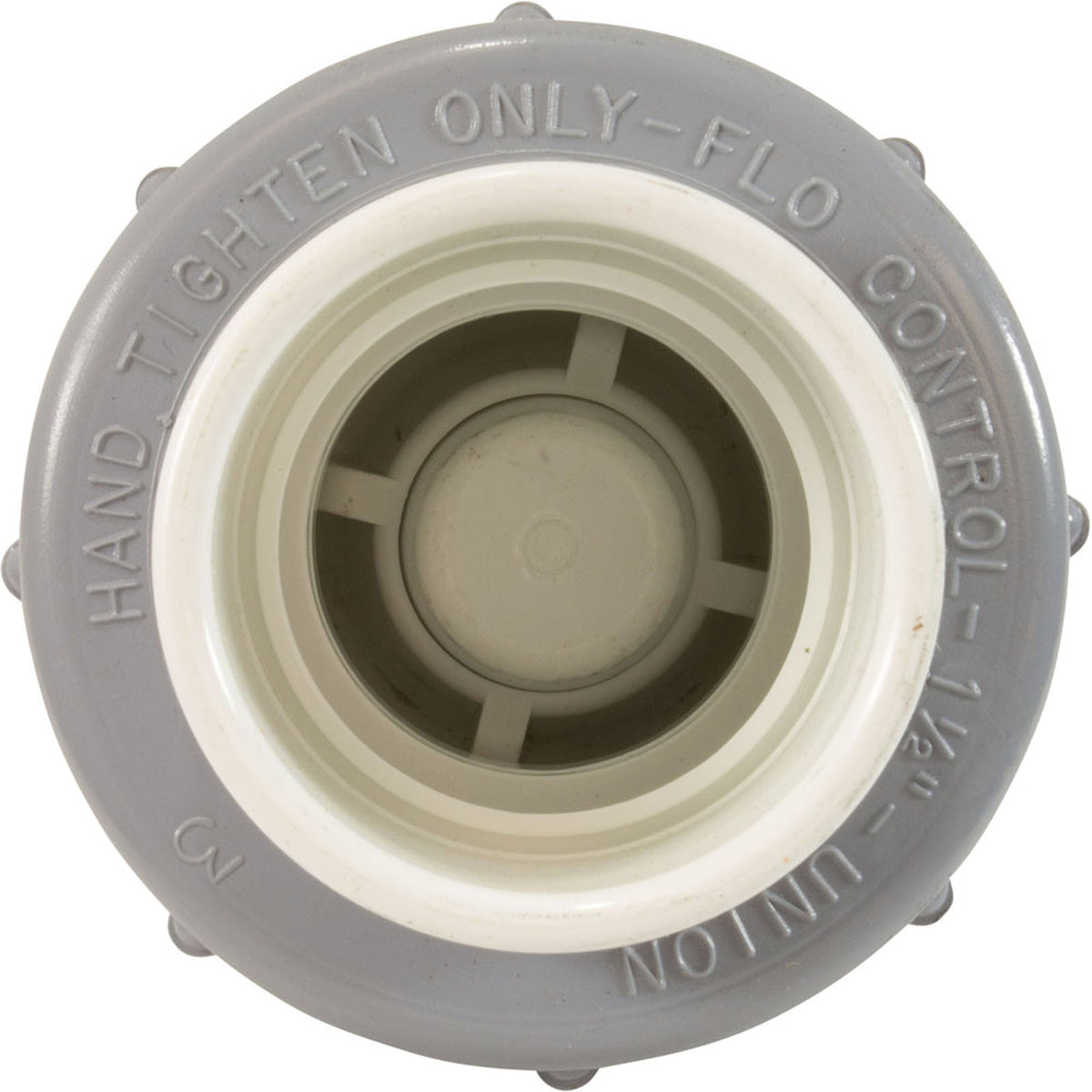 Check Valve, Flo Control, Spring, 1-1/2"s, 1/2lb, True Union, Wht