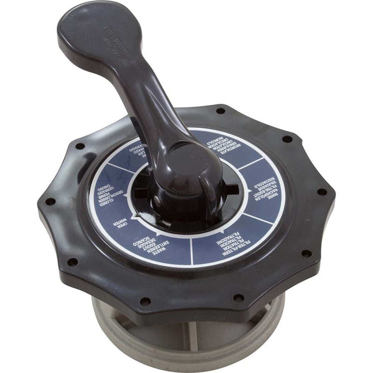 Lid Assembly, Pentair 2" Top Mount Hybrid Valve, 6 Position