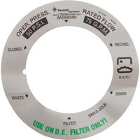 Decal, Pentair, Fits TM12/SM10, 1-1/2"