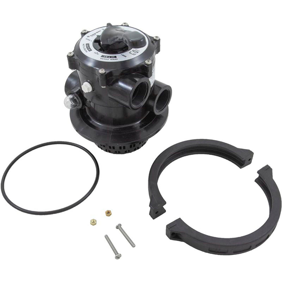 Multiport Valve, Pentair-Praher TM-12-L, 1-1/2" fpt