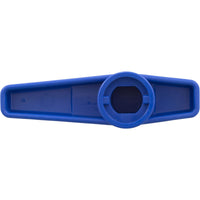 Handle, Praher PVC Single Union Ball Valves, 1-1/2", Blue
