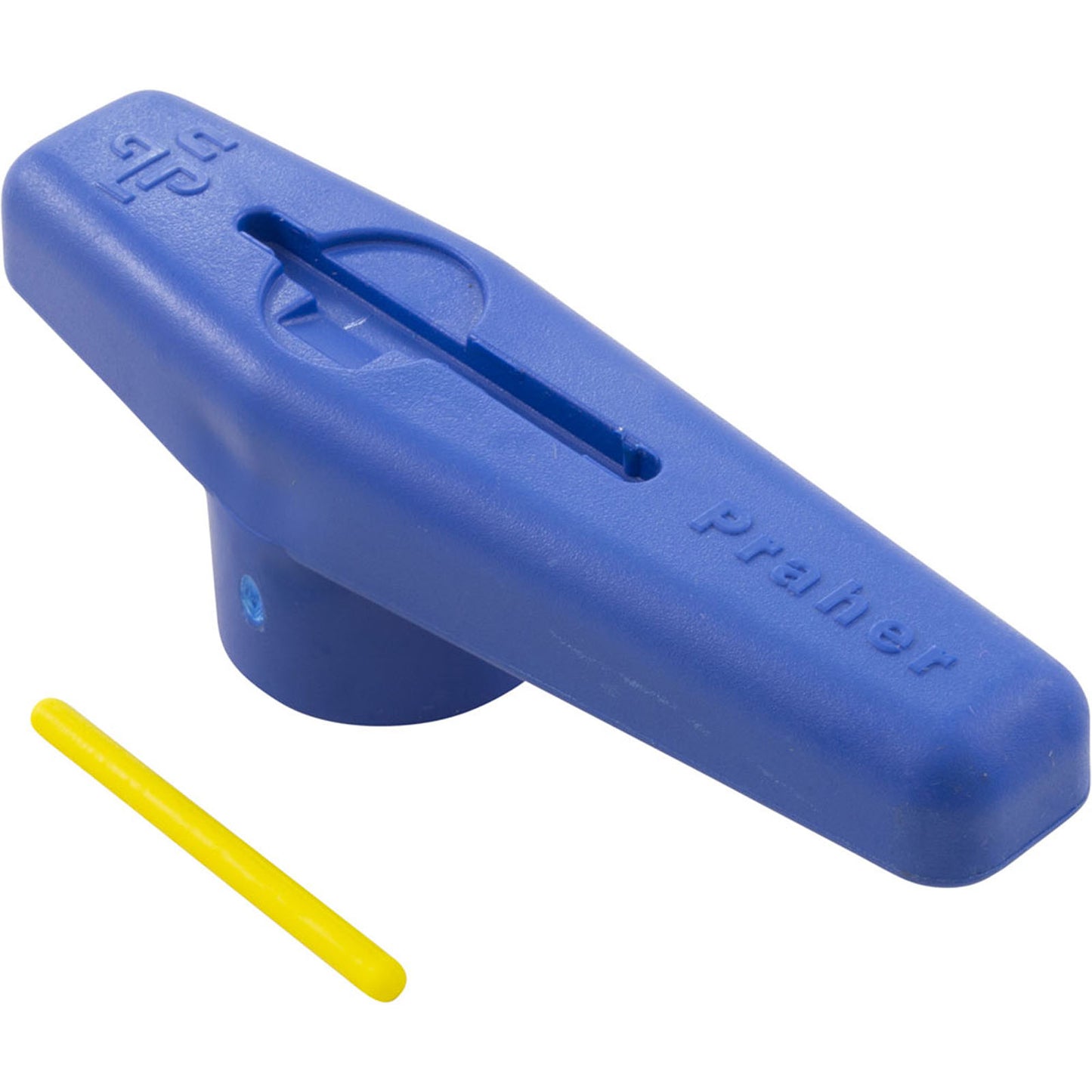 Handle, Praher PVC Single Union Ball Valves, 1-1/2", Blue