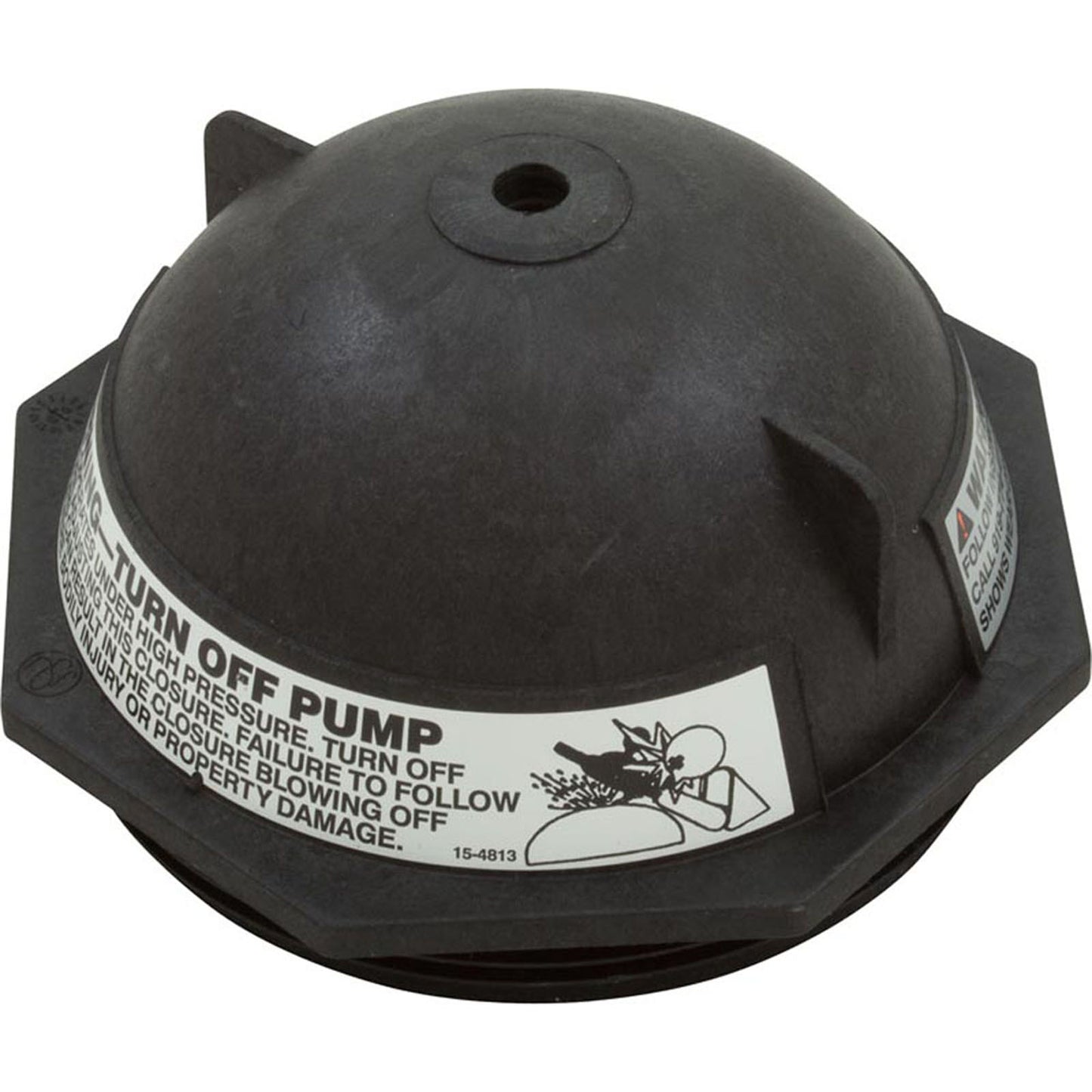 Couvercle de réservoir, Pentair PacFab Triton II, 6", noir
