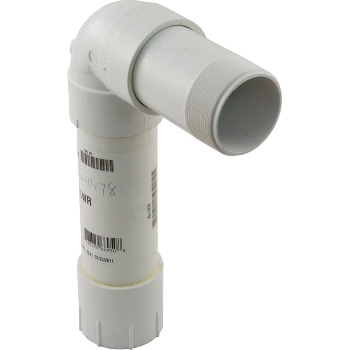 Pipe Assembly, Pentair PacFab TR60, Lower