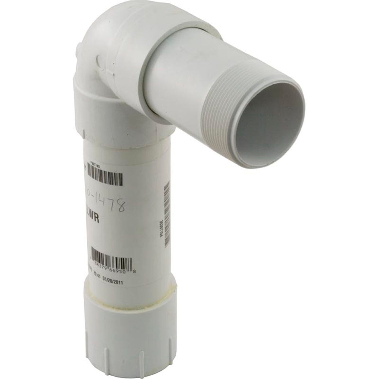 Pipe Assembly, Pentair PacFab TR60, Lower