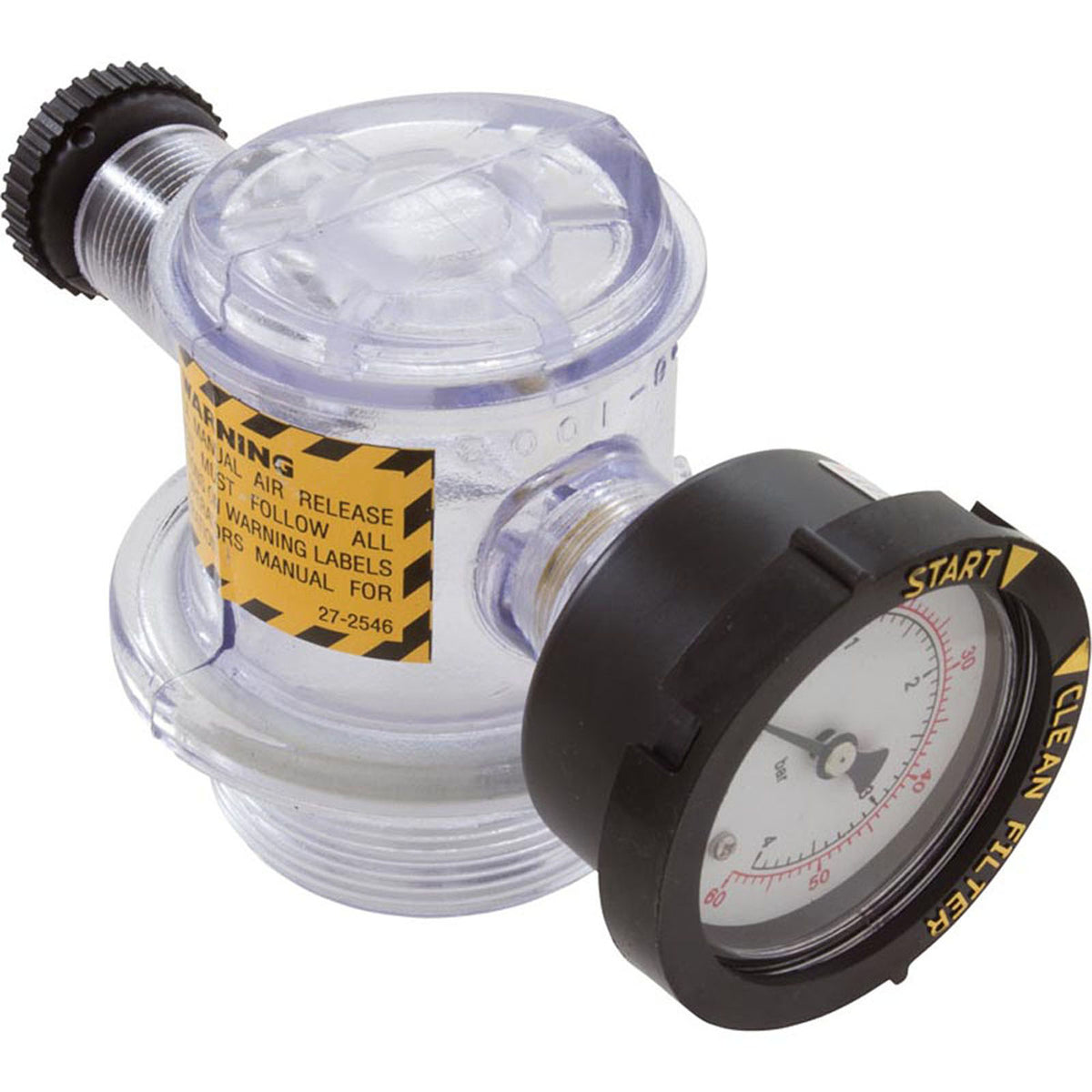 Tank Lid Kit, Pentair Triton TR100C/TR140C, 8-1/2", Black, Buttress Thread