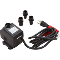 Pump, Submersible, Little Giant PES-130-PW, 130 GPH, 11W, 6'Cord