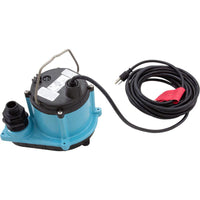 Pump, Submersible, Little Giant 6-CIM-R, 115v,46GPM,25' Cord