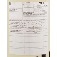 Motor, Pentair SF/WF, 1.5hp, 230v, 2-Spd, SQFL, 56YFr, Uprated