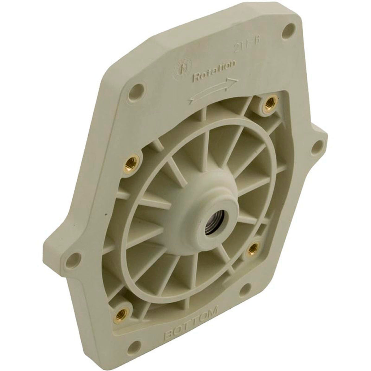 Seal Plate, Pentair Purex IntelliFlo VF/VS, w/O-Ring, Almond