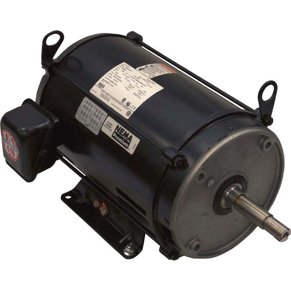 Motor, Nidec, 15.0hp, 208v-230v/460v, 3ph, 1-Spd, EQ Ser, Pool