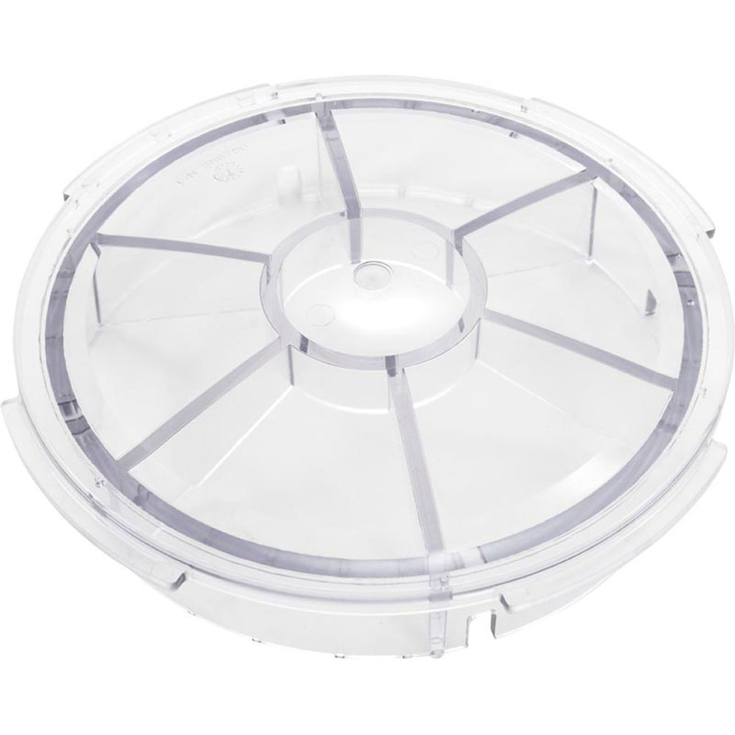 Lid, Pentair EQ Series, Hair and Lint Strainer, Clear