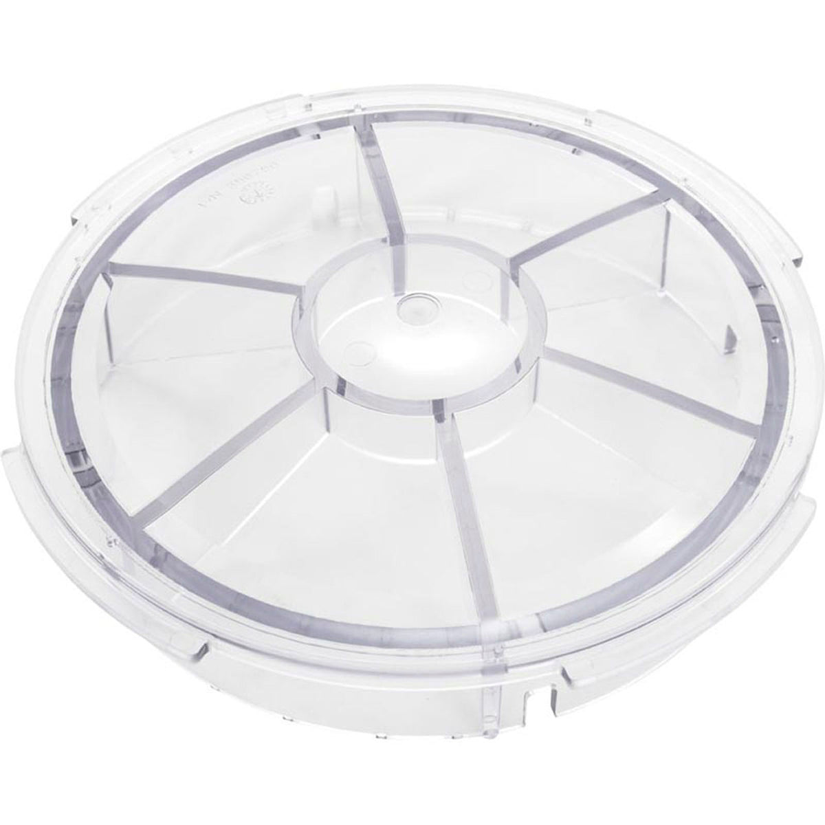 Lid, Pentair EQ Series, Hair and Lint Strainer, Clear