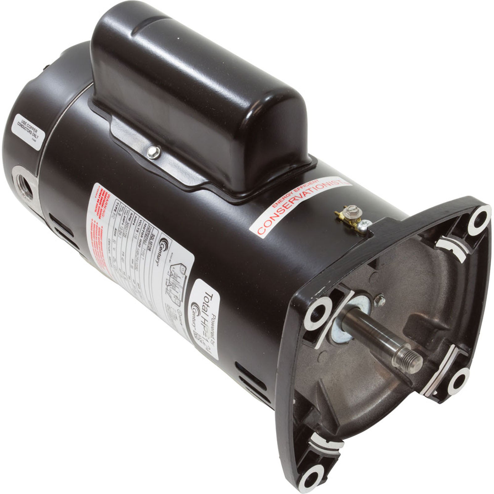 Motor, Century/AOSmith, 0.75hp, 115v, 2-Spd, 48Yfr, SQFL, Full