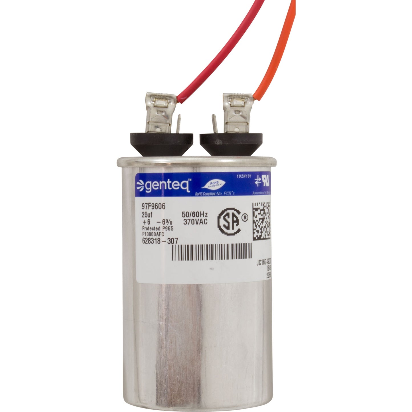 Motor, Century/AOSmith, 1.5hp, 230v, 2-Spd, 56Jfr, C-Face, Thd