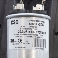 Motor, Century, 1.0hp, 115v/230v, 1-Spd, 56Cfr, C-Face, Thd, EE