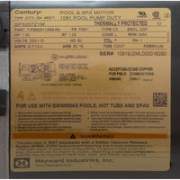 Motor, Hayward TriStar, 1.0hp 115/230v, 1-Spd, Max Rate, SQFL