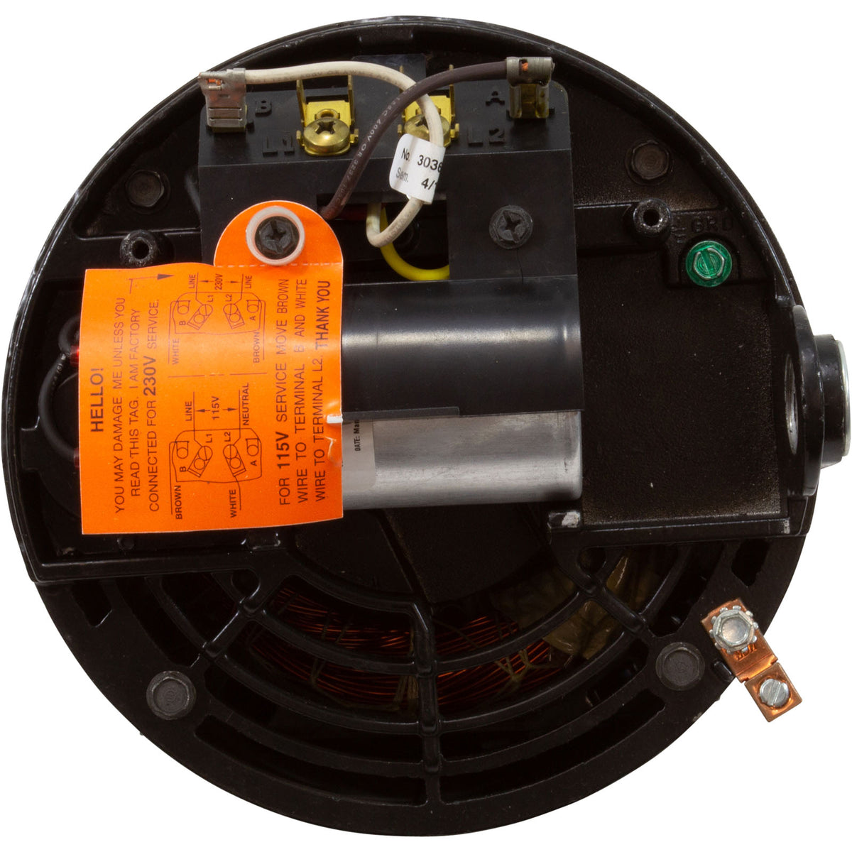Motor, Hayward NortStar SP4000, 1.0hp, 1-Spd, Full Rated